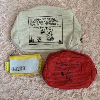 スヌーピー(SNOOPY)の付録　SNOOPY ポーチ　3個セット(ポーチ)