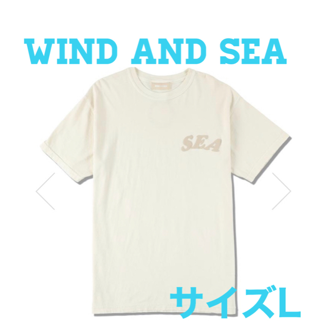 WIND AND SEA BIG LOGO Tシャツ L アイボリー