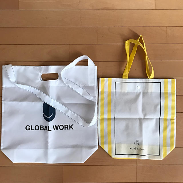 GLOBAL WORK(グローバルワーク)のグローバルワーク　ロペピクニックショップバッグ レディースのバッグ(ショップ袋)の商品写真