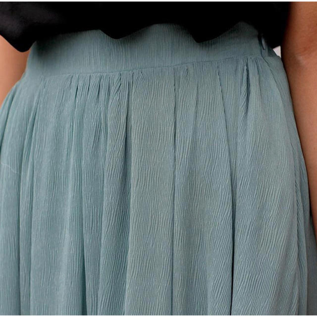 room306 CONTEMPORARY(ルームサンマルロクコンテンポラリー)のroom306♡Chiffon Tuck Maxi Skirt レディースのスカート(ロングスカート)の商品写真