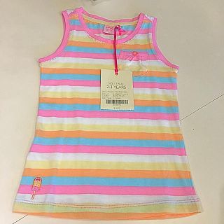 ローラアシュレイ(LAURA ASHLEY)の☆未使用品☆ Laura Ashley タンクトップ 2-3years girl(Tシャツ/カットソー)