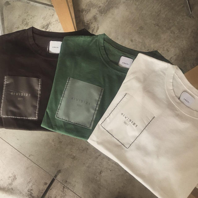 Ameri VINTAGE(アメリヴィンテージ)のANNIVERSARY CLEAR POCKET T-shirt レディースのトップス(Tシャツ(半袖/袖なし))の商品写真