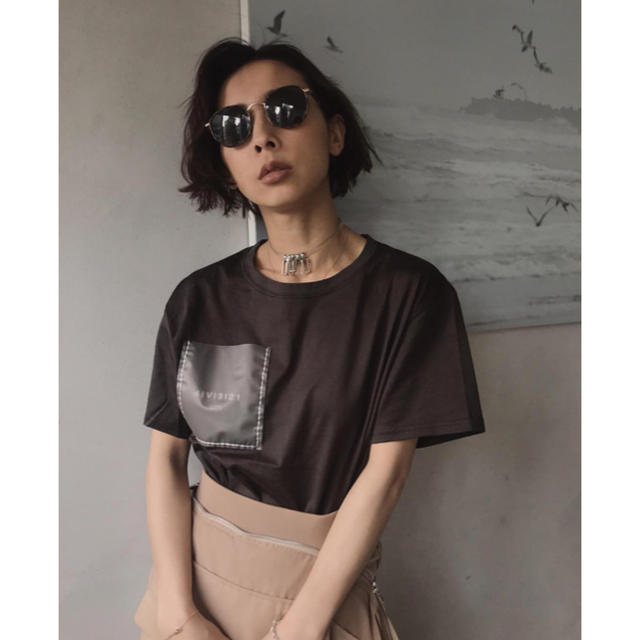 Ameri VINTAGE(アメリヴィンテージ)のANNIVERSARY CLEAR POCKET T-shirt レディースのトップス(Tシャツ(半袖/袖なし))の商品写真