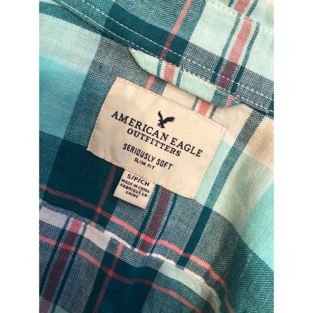 American Eagle(アメリカンイーグル)のアメリカンイーグル ギンガムチェックシャツ  レディースのトップス(シャツ/ブラウス(長袖/七分))の商品写真