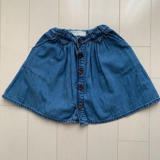 ザラキッズ(ZARA KIDS)のZARAキッズ　デニムスカート　116センチ(スカート)