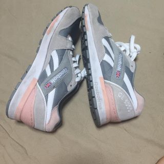 リーボック(Reebok)のReebok グレー×ピンク(スニーカー)