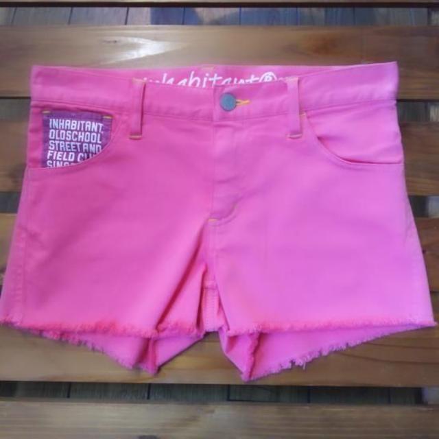 inhabitant(インハビダント)のINHABITANT【GIRLS SHORT PANTS】ピンク Msize レディースのパンツ(ショートパンツ)の商品写真