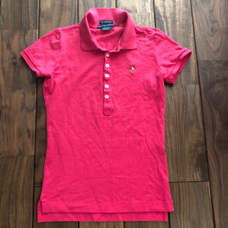 ラルフローレン(Ralph Lauren)の★新品未使用★ラルフローレン ポロシャツ ピンク色 XS 小さいサイズ(ポロシャツ)