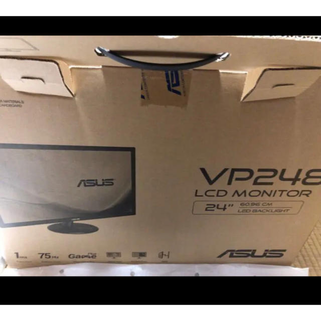 ASUS(エイスース)の【R2.4購入　美品】ASUS ゲーミングモニター 24インチ VP248H スマホ/家電/カメラのテレビ/映像機器(その他)の商品写真