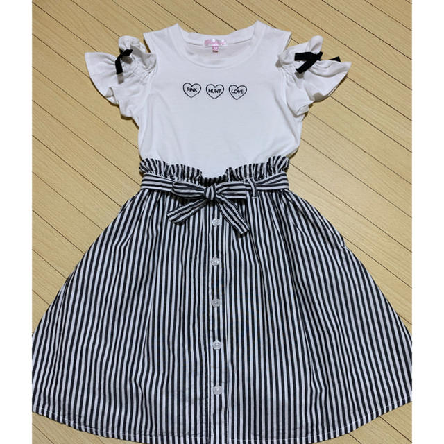 女の子　キッズ　ワンピース　130 キッズ/ベビー/マタニティのキッズ服女の子用(90cm~)(ワンピース)の商品写真