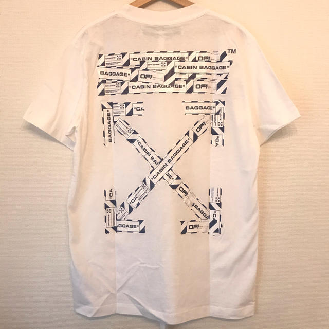 OFF WHITE 20SS AIRPORT TAPE S/S  Tシャツ L