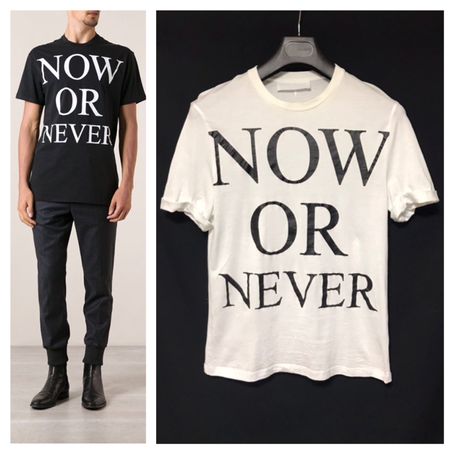 本物 ニールバレット NOW OR NEVER ライトニングボルト Tシャツ