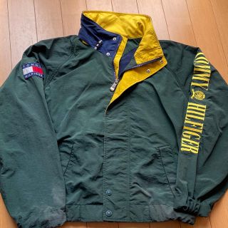 TOMMY HILFIGER(ナイロンジャケット ・ グリーン・カーキ/緑色 TOMMY HILFIGER(ナイロンジャケット ・ グリーン・カーキ/緑色
