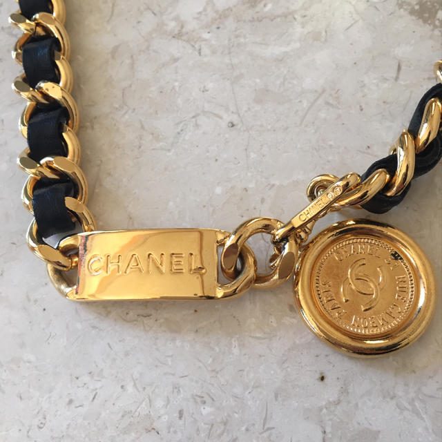 90's CHANEL シャネル　デッドストック　チェーンベルト