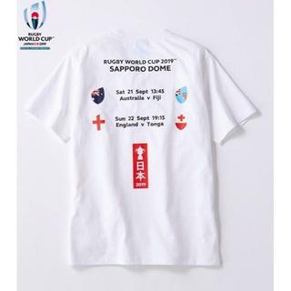 (新品)ラグビー Rugby World Cup 2019　公認 Tシャツ(Tシャツ/カットソー(半袖/袖なし))