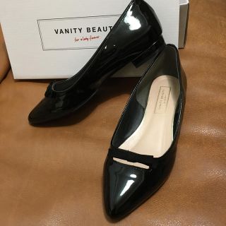 バニティービューティー(vanitybeauty)の超美品★バニティービューティー  フラットシューズ　ポインテッドトゥ　23.5(バレエシューズ)