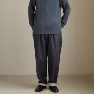 コモリ(COMOLI)のGraphpaperグラフペーパーDenimTwoTuckPant indigo(デニム/ジーンズ)