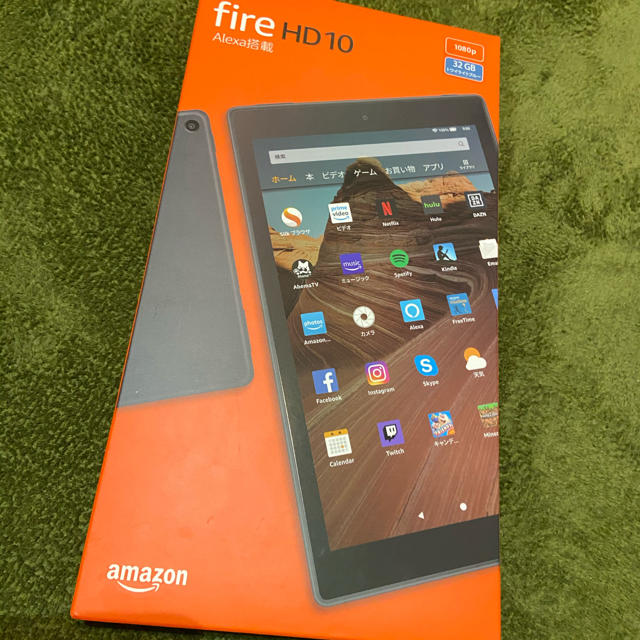Amazon fire HD10 ブルー 32GB ケース付き - タブレット
