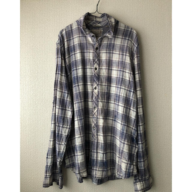 GUESS 長袖シャツ 麻混　XL