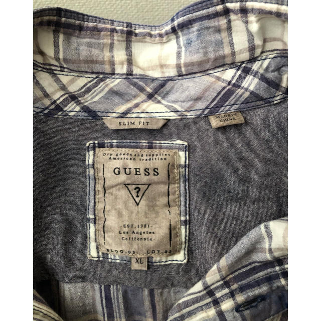 GUESS 長袖シャツ 麻混　XL 2