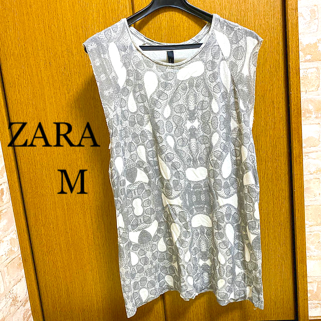 ZARA(ザラ)の[衣類]ZARA エスニック柄 カットソー レディースのトップス(カットソー(半袖/袖なし))の商品写真