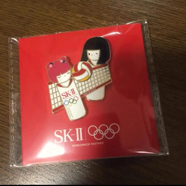 SK-II(エスケーツー)の新品未使用！SKⅡ ノベルティ　オリンピック　ピンバッジ エンタメ/ホビーのコレクション(ノベルティグッズ)の商品写真