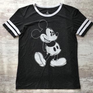 ディズニー(Disney)のディズニーパークス　モノトーンミッキーTシャツ　XL(Tシャツ/カットソー(半袖/袖なし))