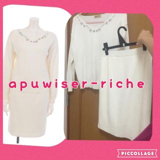 アプワイザーリッシェ(Apuweiser-riche)のアプワイザーリッシェ ♡セットアップ♡(ひざ丈スカート)