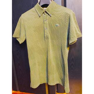 ラコステ(LACOSTE)の美品ラコステLACOSTEポロシャツ3カモフラ迷彩1212ロゴわに半袖s(ポロシャツ)