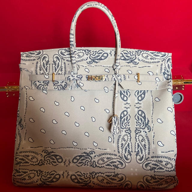 Hermes(エルメス)のTHE WORLD IS YOURS PAISLEY WAVES BAG 50 メンズのバッグ(トートバッグ)の商品写真