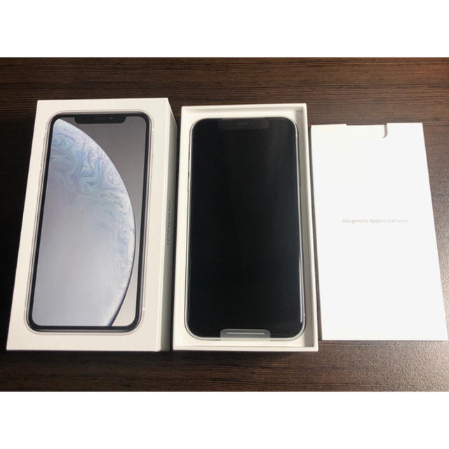 iPhone XR 64GB white SIMフリー 即日発送 新品