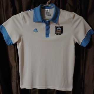 adidas - adidas アルゼンチン代表ポロシャツ サイズMの通販 by かぼ ... adidas アルゼンチン代表 #10 トレフォイルロゴ Tシャツ Mサイズ