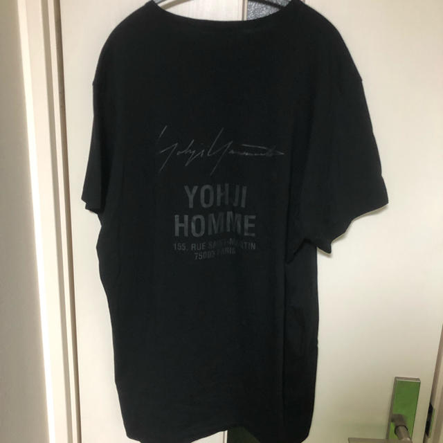 Yohji Yamamoto(ヨウジヤマモト)のお盆休み価格！ヨウジヤマモト   スタッフT シャツ ブラック メンズのトップス(Tシャツ/カットソー(半袖/袖なし))の商品写真