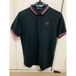 フレッドペリー(FRED PERRY)のナリフリ ポロシャツ  フレッドペリー  半袖 ブラック s(ポロシャツ)