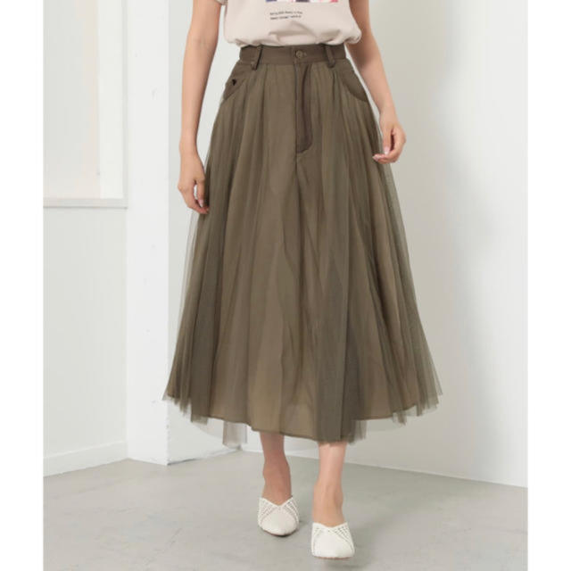rienda 新品 デニムMIXチュールスカート | www.tspea.org