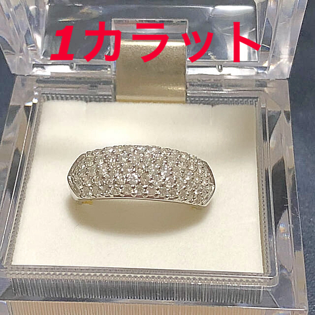 pt900  パフェダイヤモンド 1カラットリング(指輪)