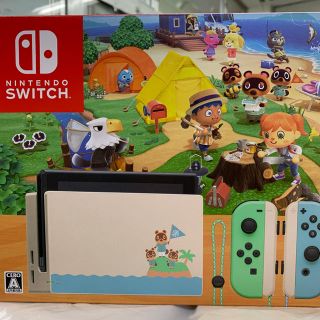 ニンテンドウ(任天堂)のNintendo Switch あつまれ どうぶつの森セット/Switch/HA(家庭用ゲーム機本体)