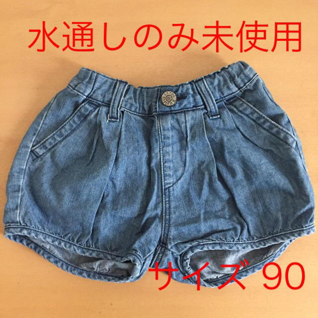 F.O.KIDS(エフオーキッズ)の【未使用】F.O.KIDS デニム ショートパンツ キッズ/ベビー/マタニティのキッズ服女の子用(90cm~)(パンツ/スパッツ)の商品写真