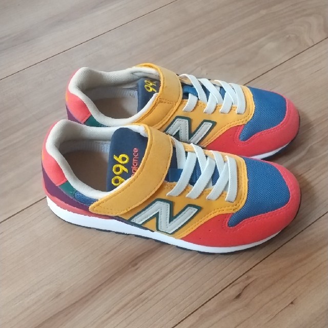 New Balance(ニューバランス)の箱なし ニューバランススニーカー IZ996 イエローマルチ   21.0cm キッズ/ベビー/マタニティのキッズ靴/シューズ(15cm~)(スニーカー)の商品写真