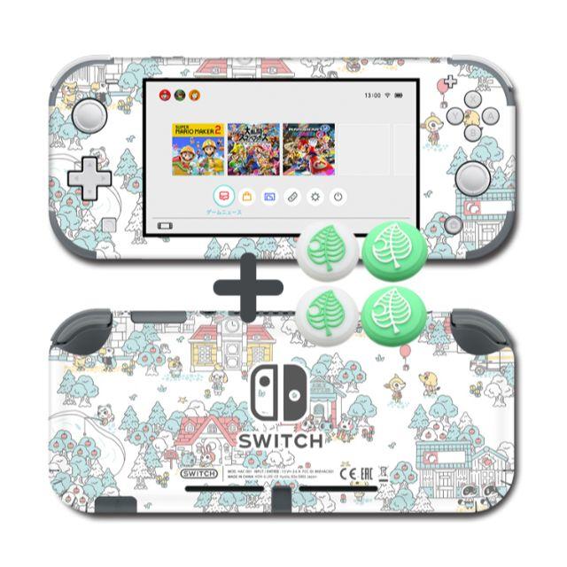 Switch Lite スイッチ ライト どうぶつの森 スキンシール カバー エンタメ/ホビーのゲームソフト/ゲーム機本体(その他)の商品写真