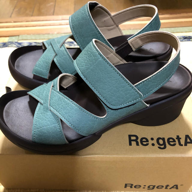 Re:getA(リゲッタ)のリゲッタ　グミインソールクロスサンダル レディースの靴/シューズ(サンダル)の商品写真
