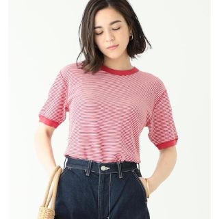 ビームスボーイ(BEAMS BOY)のヘルスニットHealthknit　ベーシックワッフルクルーネック半袖Tシャツ(Tシャツ(半袖/袖なし))