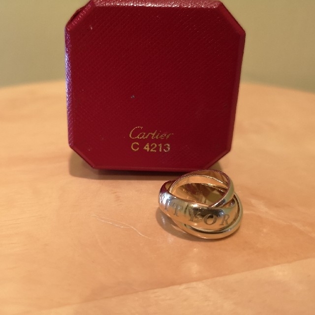 Cartier(カルティエ)のpom様専用です💠カルティエ　限定トリニティリング　9号 レディースのアクセサリー(リング(指輪))の商品写真