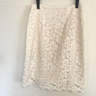 ジュエルチェンジズ(Jewel Changes)の美品♡ジュエルチェンジズ♡総レーススカート(ひざ丈スカート)