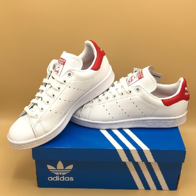 プレゼントラッピング可】adidas スタンスミス 赤23.5cm - スニーカー