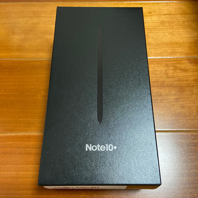 【新品・未使用】Galaxy Note10+(plus)  オーラブラックスマートフォン/携帯電話