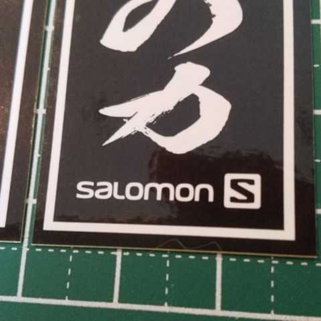 SALOMON(サロモン)のSalomon サロモン ステッカー２枚セット#スポーツの力 シール デカール スポーツ/アウトドアのスノーボード(その他)の商品写真