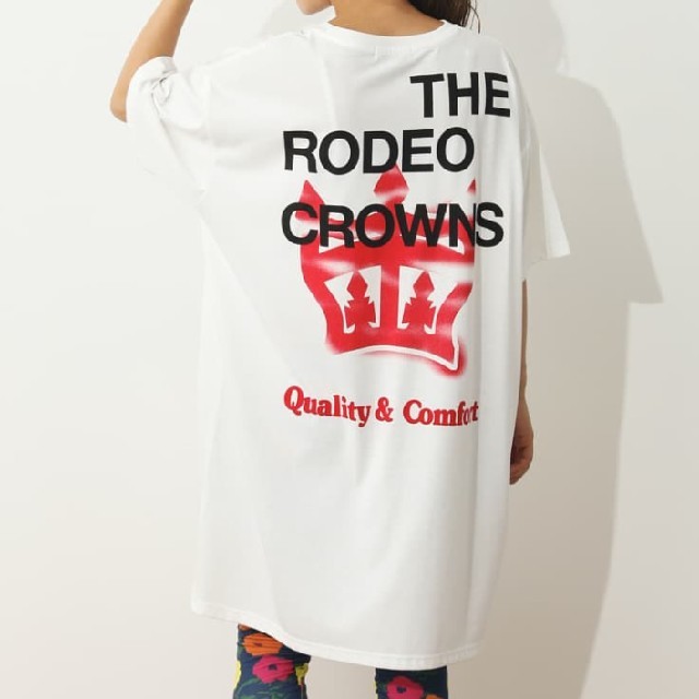 RODEO CROWNS WIDE BOWL(ロデオクラウンズワイドボウル)の新品ホワイト※早い者勝ちノーコメント即決しましょう❗️コメントやめましょう❌ダメ レディースのワンピース(その他)の商品写真