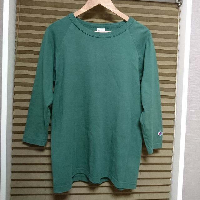 Champion(チャンピオン)のChampion 七分丈 カットソー  T1011 USA製 メンズのトップス(Tシャツ/カットソー(七分/長袖))の商品写真