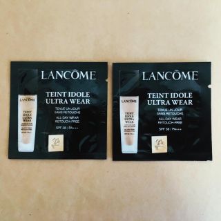 ランコム(LANCOME)のLANCÔME ランコム リキッドファンデ サンプル(サンプル/トライアルキット)